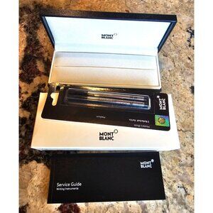 MONTBLANC Luxury Meisterstuck Case, Box, Rollerball Refills & Warranty/Service B